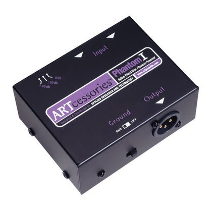 ART Phantom I Active Direct Box with Phantom Power - Single Channel