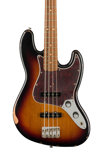 Fender 60th Anniversary Road Worn Jazz Bass - 3-Color Sunburst