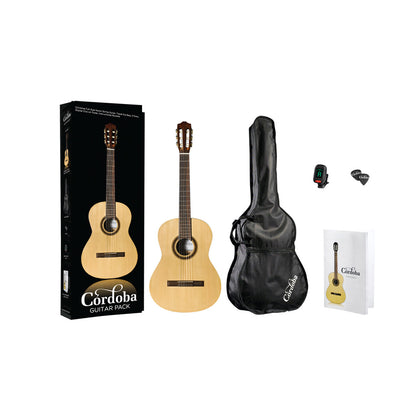 Cordoba Protege CP100 Acoustic Classical Guitar - Pack