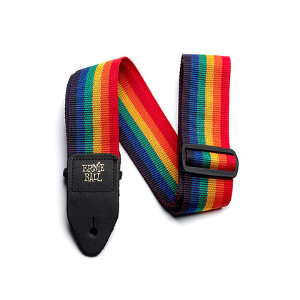 Ernie Ball P04044 Polypro 2 in. Guitar Strap - Rainbow