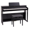 Roland RP-701 Digital Upright Piano with Stand and Bench - Contemporary Black